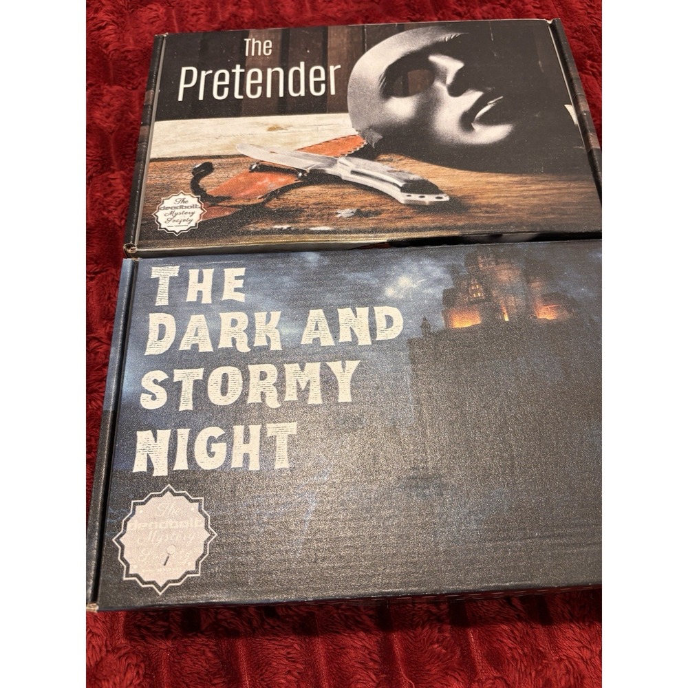 2-Mystery Box The Pretender & Dark And Stormy Night Opened But Never Used